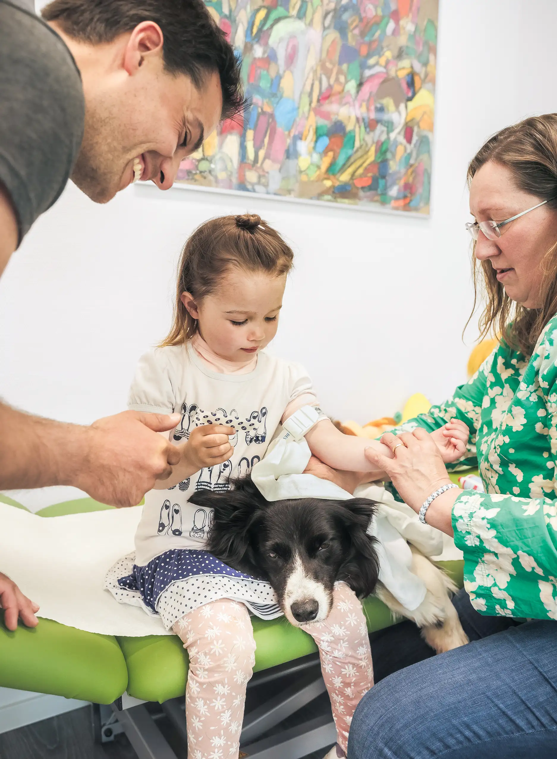 aTherapiehund im Klinikum Braunschweig