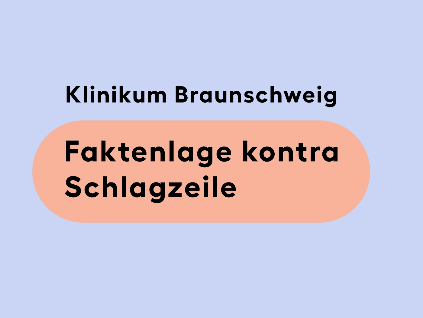 Fakten kontra Schlagzeilen