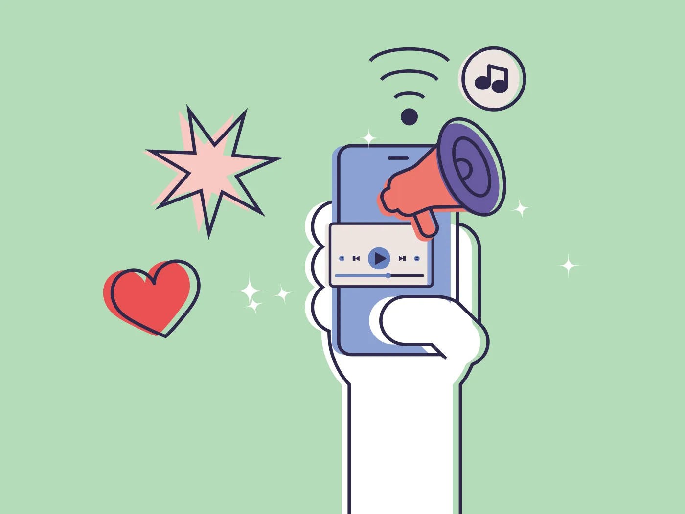 Medienportal Illustration