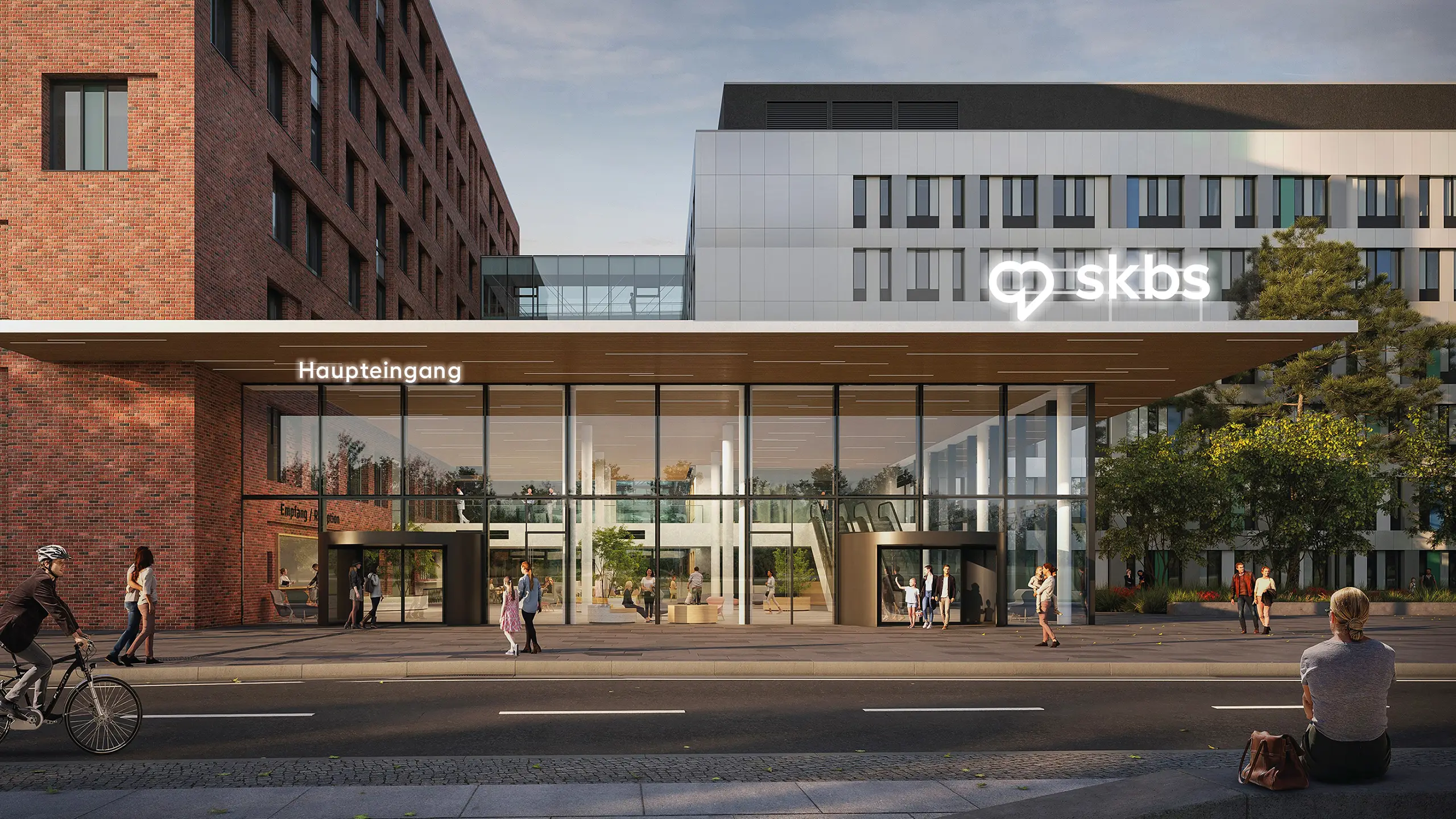 Haupteingang Visualisierung