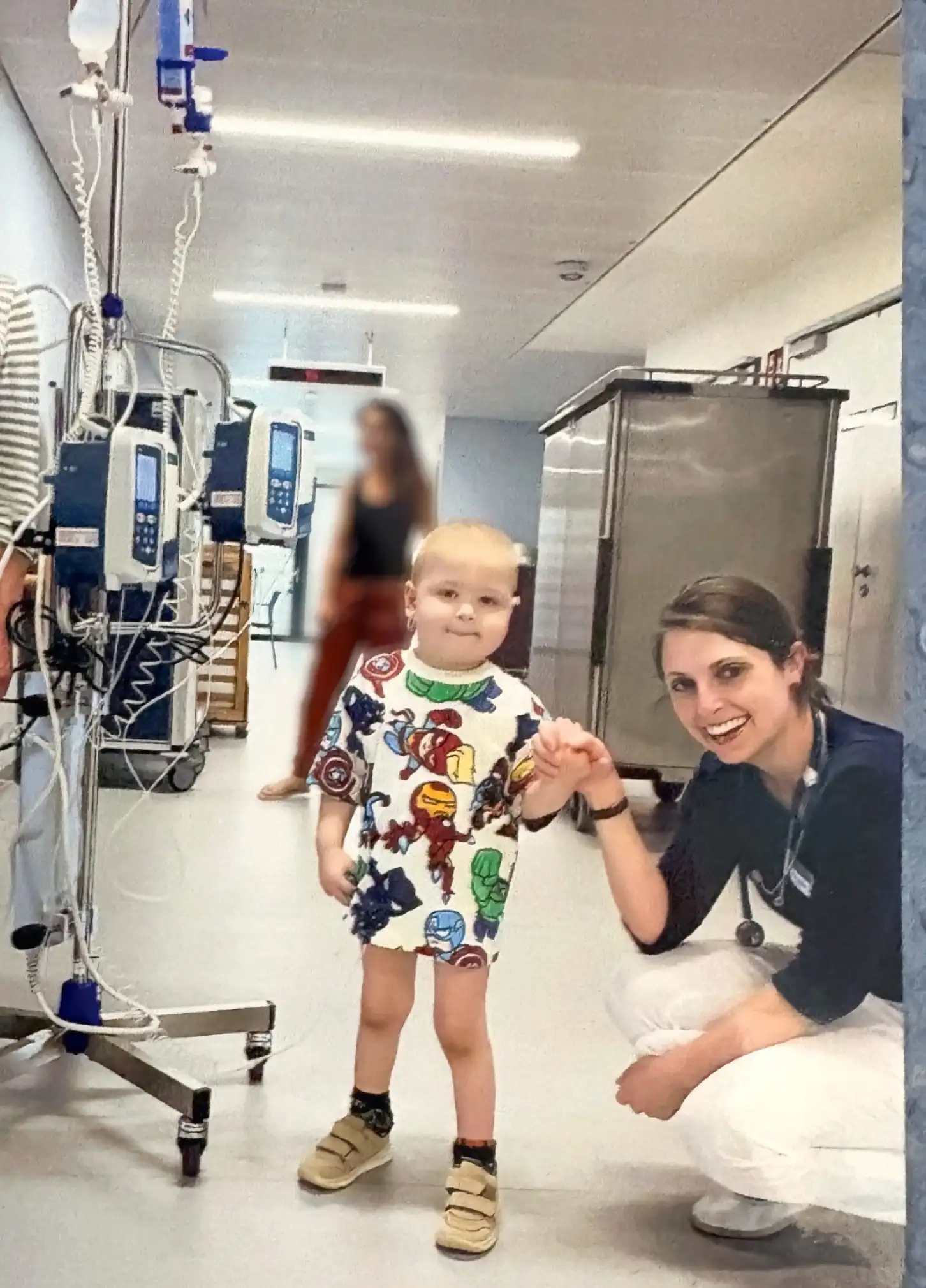 Berkay mit Oberärztin