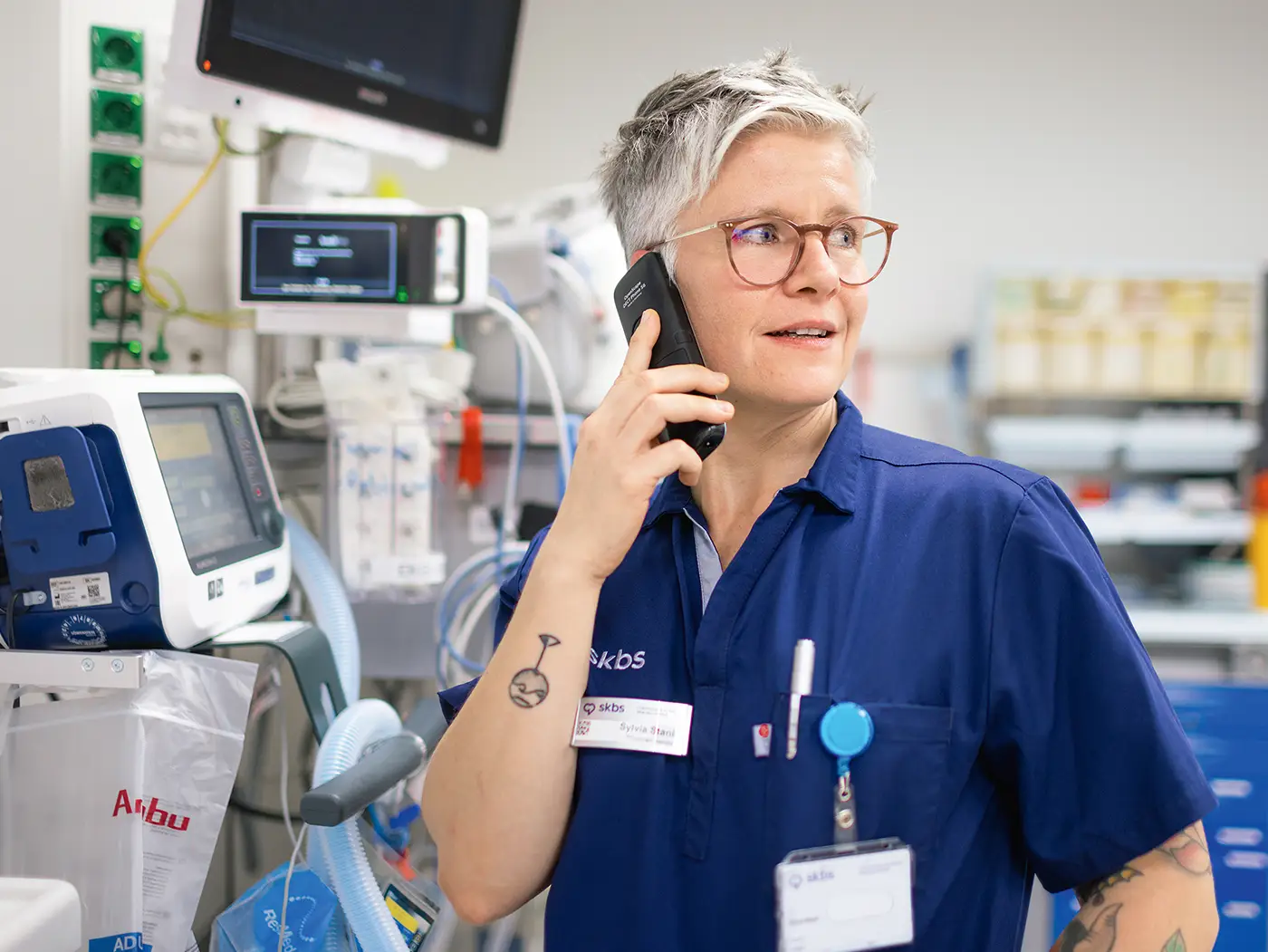 Notaufnahme Telefonat